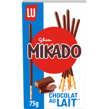 LU Mikado koekje omhuld met melkchocolade 75 g
