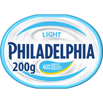 Philadelphia Zacht-frisse Zuivelspread Original Light, kuipje 200 g