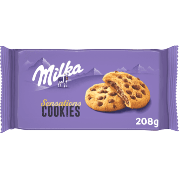 Milka Sensations Chocolade Koekjes Chocovulling 8 stuks 208 g