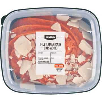 Jumbo Filet Americain Carpaccio 150 g