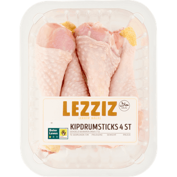 Lezziz Kipdrumsticks Halal 4 Stuks
