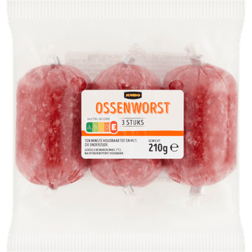 Jumbo Ossenworst 3 x 70 g
