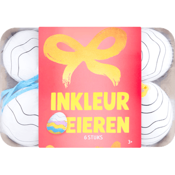 Inkleur Eieren 6 Stuks