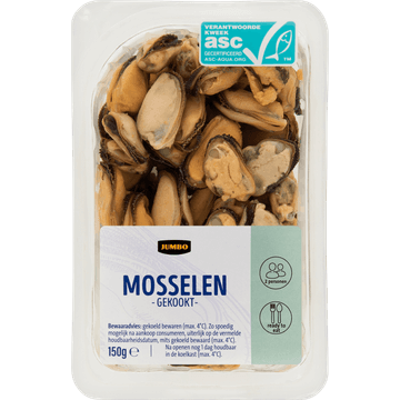Jumbo Mosselen Gekookt 150 g