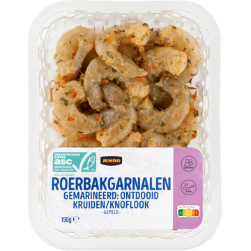 Jumbo Roerbakgarnalen Gemarineerd 190 g