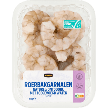 Jumbo Roerbakgarnalen Naturel 190 g