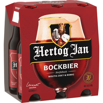 Hertog Jan Bockbier Bier Flessen 6 x 30 cl