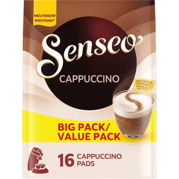 Senseo Typ Cappuccino Pads Big Pack 16 Stuks 184 g