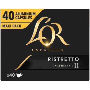 L'OR Espresso Ristretto 40 Stuks Maxi Pack 208 g