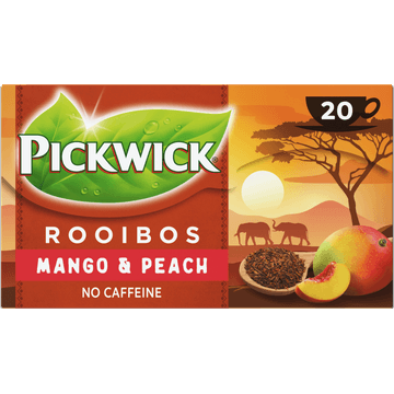 Pickwick Rooibos Mango & Peach 20 x 2 g