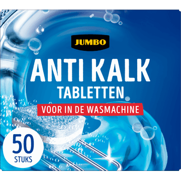 Jumbo Anti Kalk Tabletten Wasmachine 50 Stuks