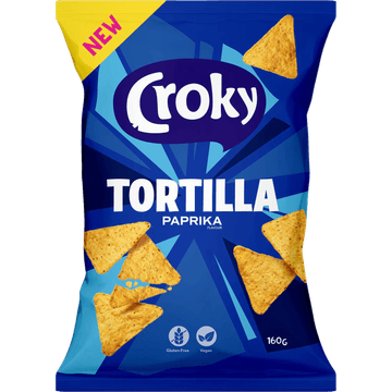 Croky Tortilla Paprika Flavour 160 g