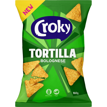Croky Tortilla Bolognese Flavour 160 g