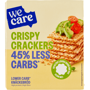 WeCare Crispy Crackers 2 x 10 Stuks 100 g