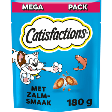 Catisfactions met Zalige Zalmsmaak Mega Pack 180 g