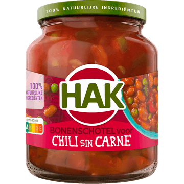 Hak Bonenschotel voor Chili sin Carne 360 g