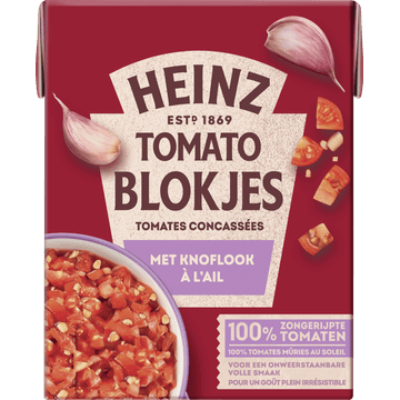Heinz Tomaten met knoflook