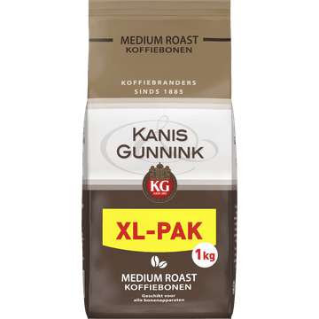 Kanis & Gunnink Medium Roast Koffiebonen XL-Pak 1000 g