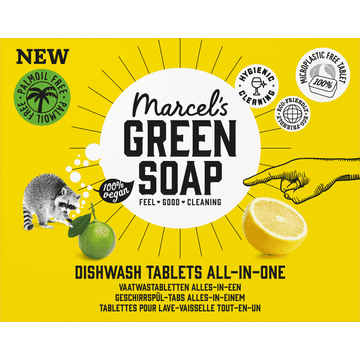 Marcel's Green Soap alles-in-één vaatwastabletten - 25st