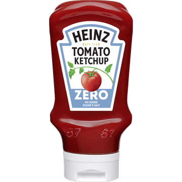 Heinz Tomaten Ketchup Zero (zonder toegevoegde suikers & zout) 570 ml