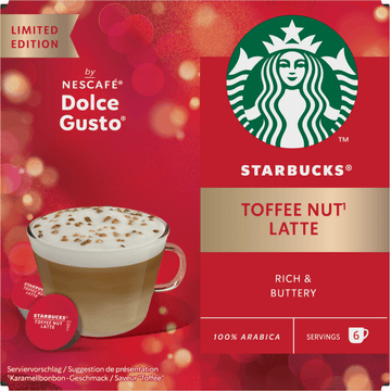 Starbucks Toffee Nut Latte Limited Edition 12 Stuks