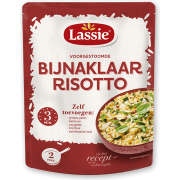 Lassie Voorgestoomde Bijnaklaar Risotto 250g