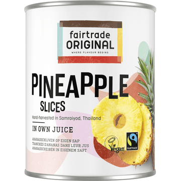 Fairtrade Original Ananas schijfjes 565 g