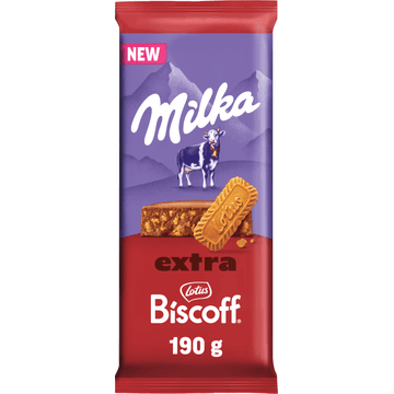 Milka Biscoff Chocolade Tablet 190g