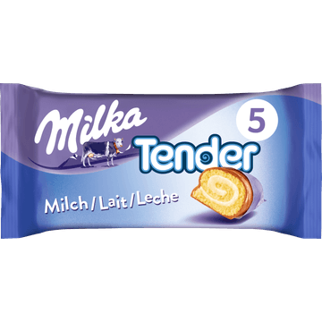 Milka Tender Chocolade Rolcake Melk 5 x 37 g