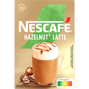 Nescafé Hazelnootsmaak Latte 8 x 15 g