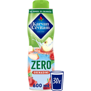 Karvan Cévitam Zero Grenadine Siroop 600 ml