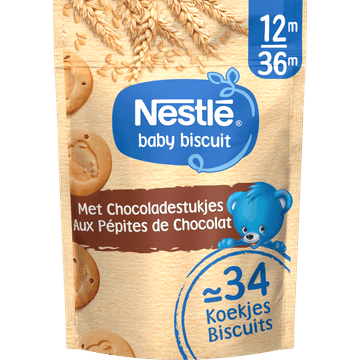 Nestlé Baby Biscuit met Chocoladestukjes 12m/36m 150 g