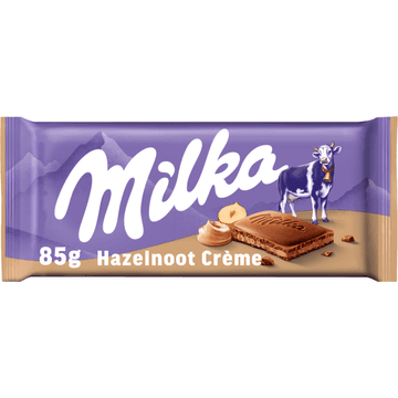 Milka Melkchocolade Hazelnoot Crème 85 g