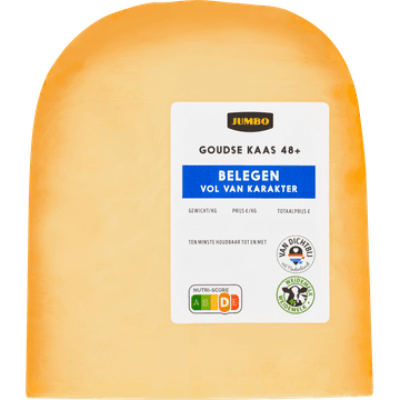 Jumbo Goudse Kaas 48+ Belegen Stuk ca. 350g