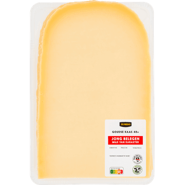Jumbo Goudse Kaas 48+ Jong Belegen Plakken ca. 320 g