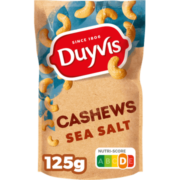 Duyvis Cashew Noten Zeezout 125 gr