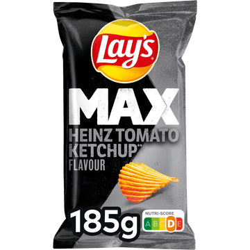 Lay's Max Ribbel Chips Heinz Tomaten Ketchup 185 gr