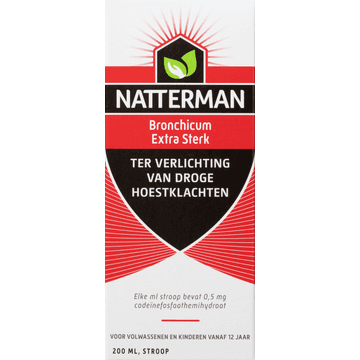 Natterman Bronchicum extra sterk hoeststroop, 200 ml