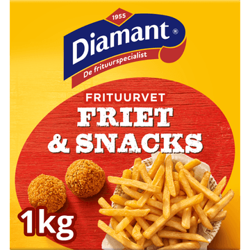 Diamant Friet & Snacks Vast Frituurvet 4 x 250 g