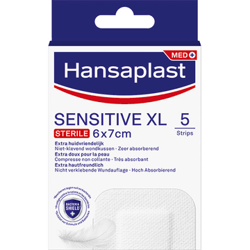 Hansaplast Sensitive XL Sterile 5 stuks