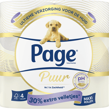 Page Puur Toiletpapier 4-rollen