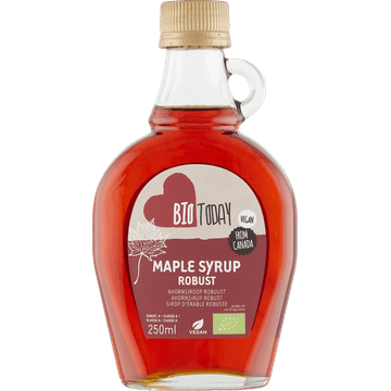 BioToday Ahornsiroop Robuust 250 ml