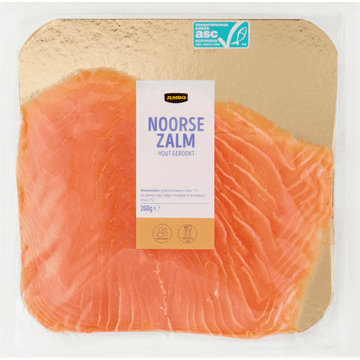 Jumbo Noorse Zalm Hout Gerookt 200 g