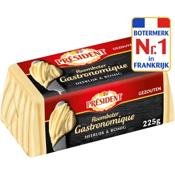 Président Gezouten Roomboter 225 g