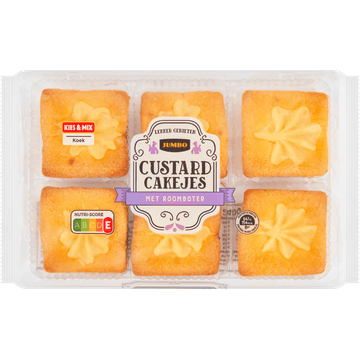 Jumbo Custard Cakejes met Roomboter 240 g