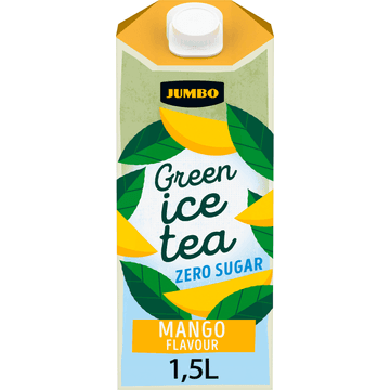 Jumbo Green Ice Tea Zero Sugar Mango 1,5 L