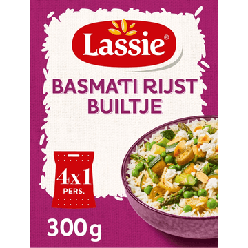 Lassie Basmatirijst builtje 4 x 75 g