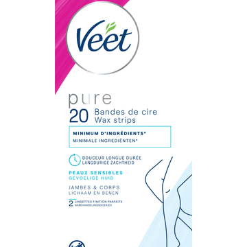 Veet Pure Cold Wax Strips 20 Stuks