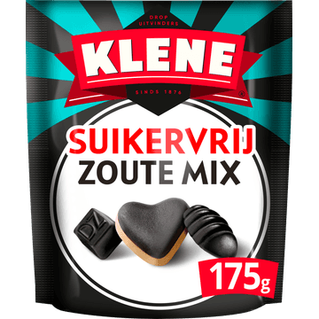 Klene Zoute Mix Suikervrij 175G