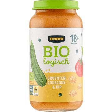 Jumbo Biologisch Groenten, Couscous & Kip Babyvoeding 18+ Maanden 250 g